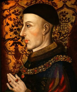 Portrait of King Henry V from the late 16th or early 17th century. (Credit: National Portrait Gallery, London)
