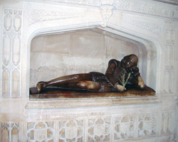 The Shakespeare Memorial at Southwark Cathedral, London. Not every English playwright gets this kind of treatment.  (Credit: John Armagh, Wikimedia Commons)